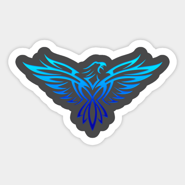 Eagle Sticker by the Mad Artist